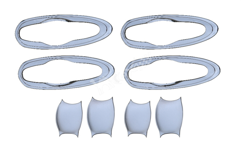 Chromed Door Handle Cover