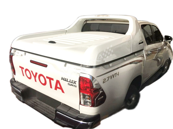 Fiberglass Tonneau Cover With Roll Bar