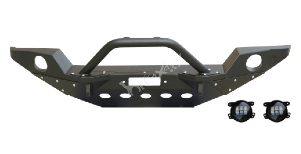 Steel Heavy Duty Front Bumper(With Light)