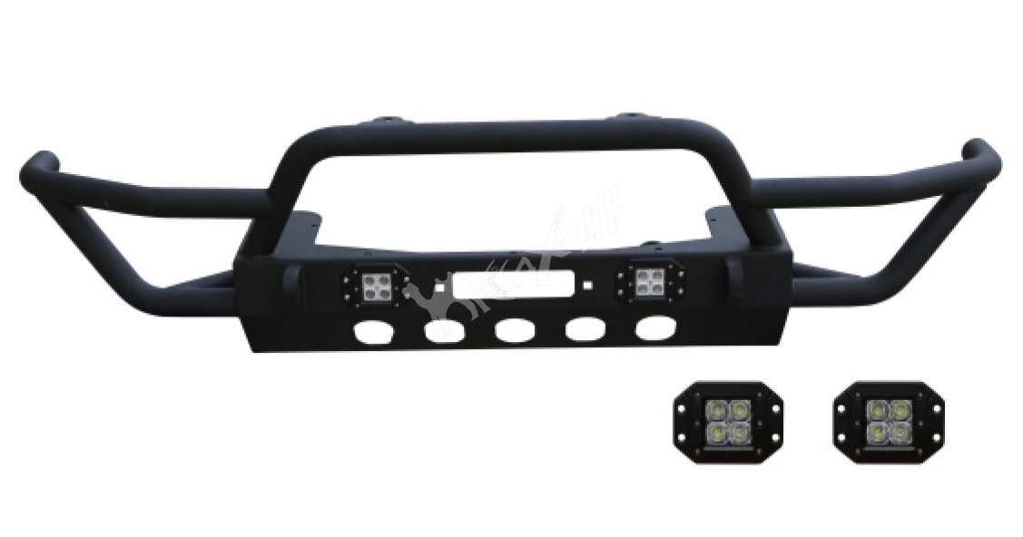 Steel Heavy Duty Front Bumper(With Light)