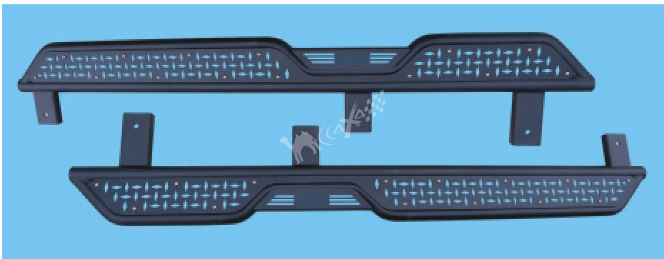 Black Anti-Skid Running Board