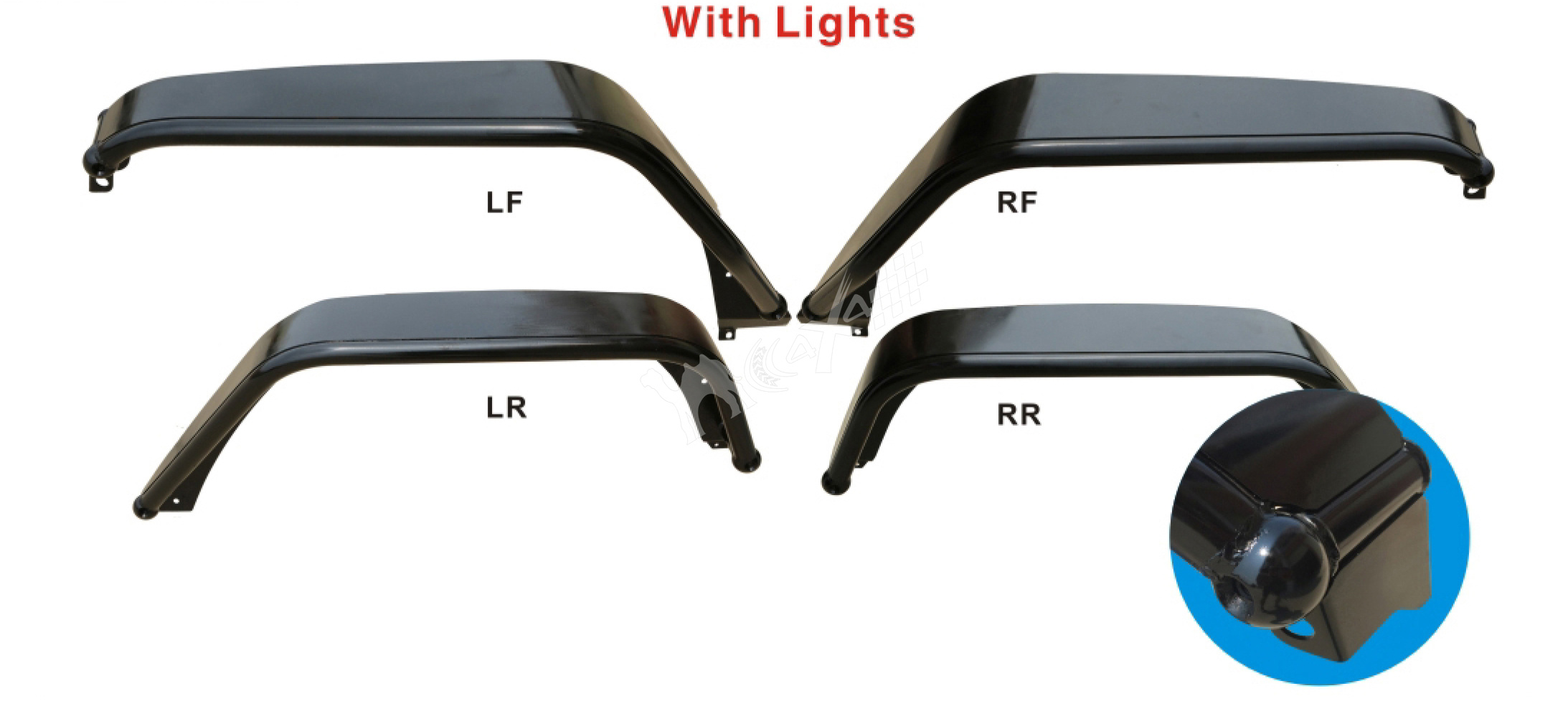 Aluminum Fender Flare/ Steel Fender Flare