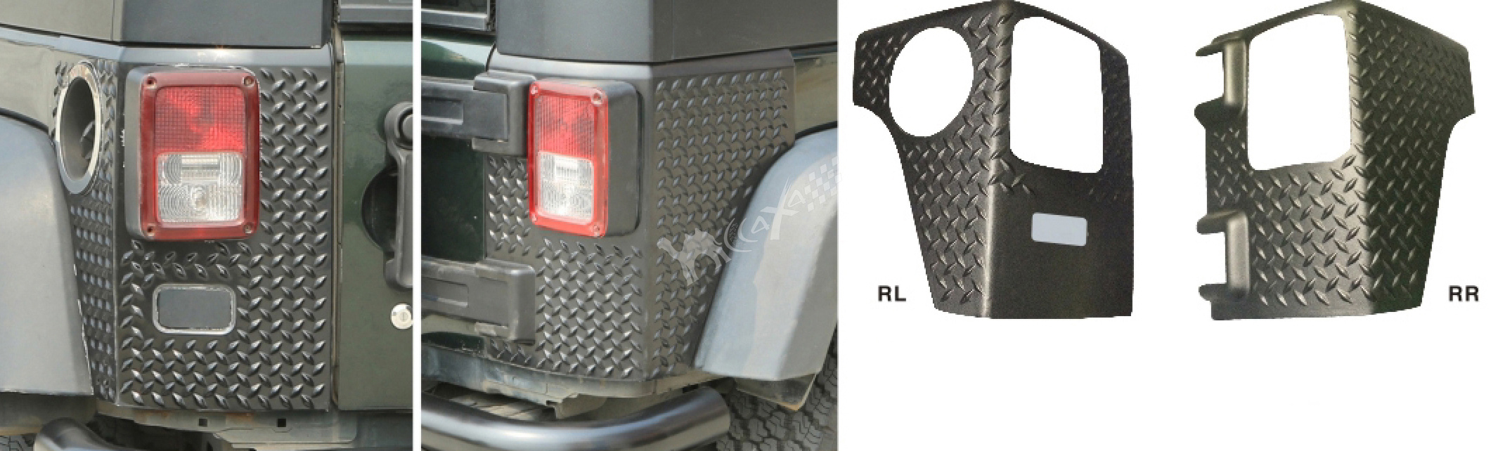 Plastic Rear Corner Cover